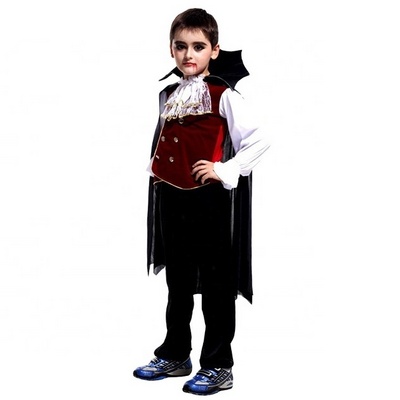 Vampire Costume for Boys Kids Halloween Costumes Party Dress Up Clothes Cosplay