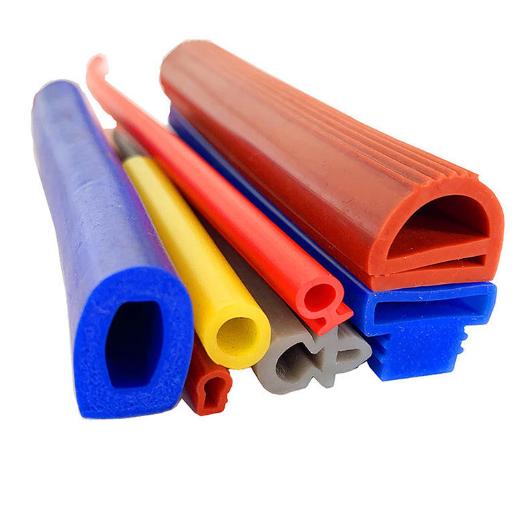 Customized High-Temperature And Heat-Resistant Silicone Rubber Extruded Color Rubber Seal Strip