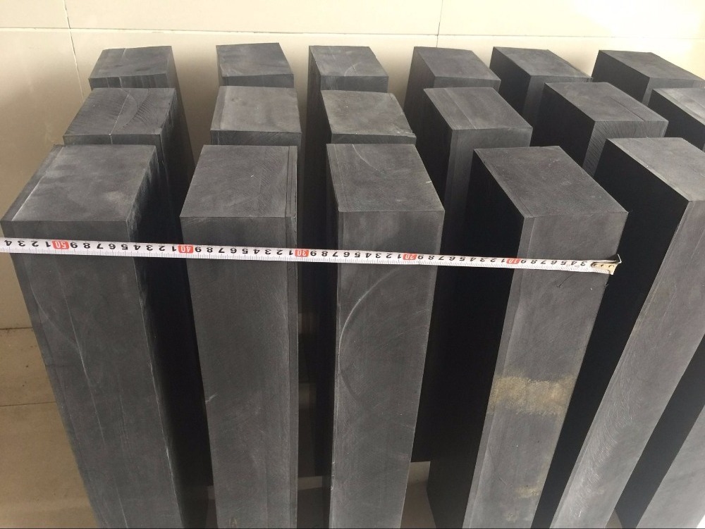 large solid hard rubber block