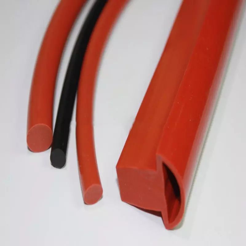 Customized High-Temperature And Heat-Resistant Silicone Rubber Extruded Color Rubber Seal Strip