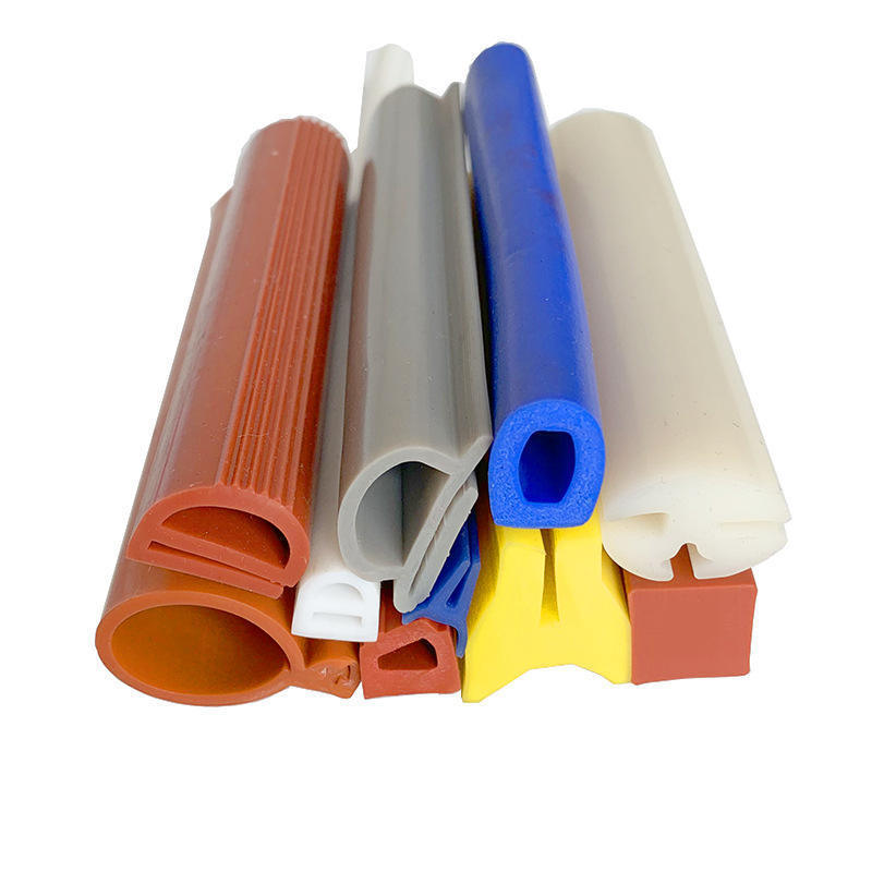 Customized High-Temperature And Heat-Resistant Silicone Rubber Extruded Color Rubber Seal Strip