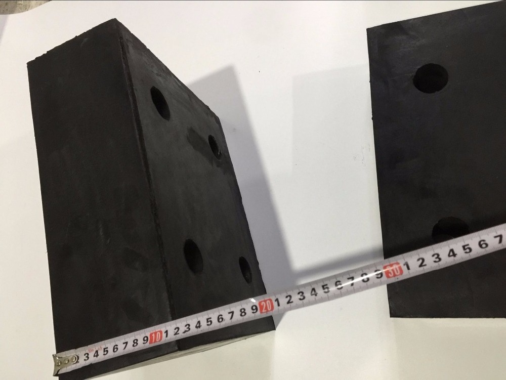 large solid hard rubber block