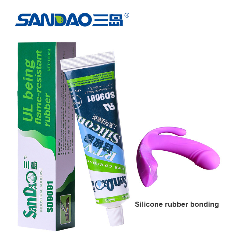 SD9091 Excellent Tensile Waterproof Heat-Resistant Glue for Instant Strength RTV Silicone Rubber Silica Gel Special Adhesive