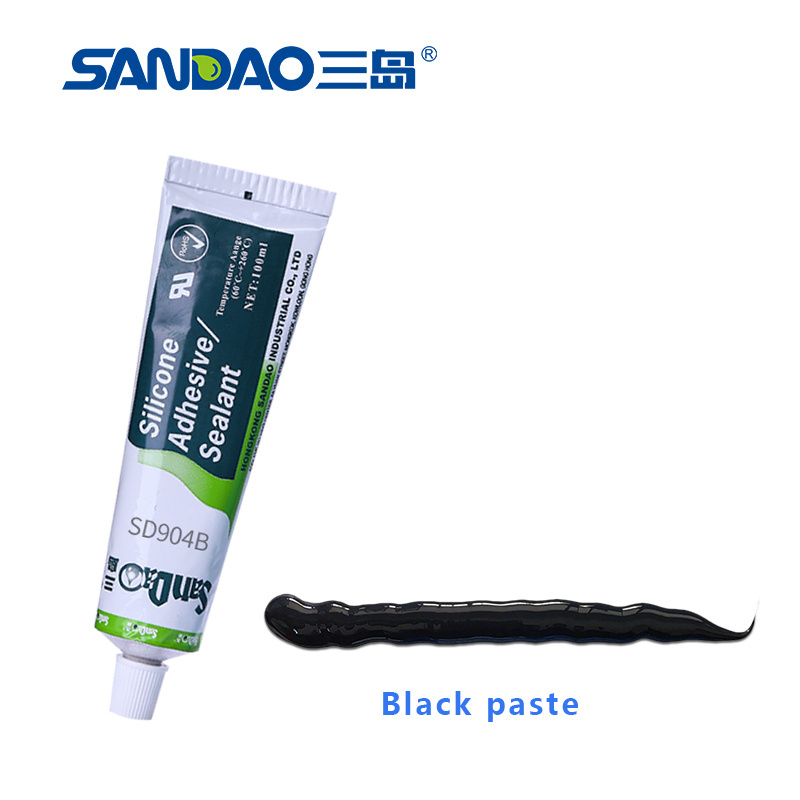 Silicone Sealant High Temperature Black RTV All Purpose Anti Mold  Waterproof Insulation Resistant Electronic Silicone Sealant