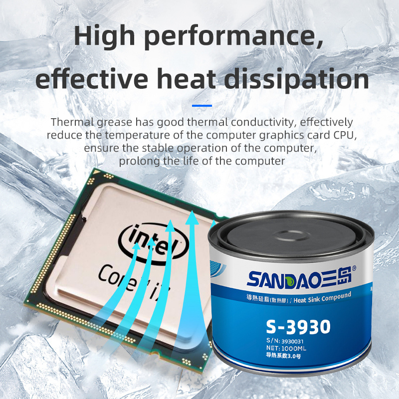 High Quality LED Heat Sink Conductive Grease Thermal Paste For Led Lights Thermal Conductive Silicone Grease