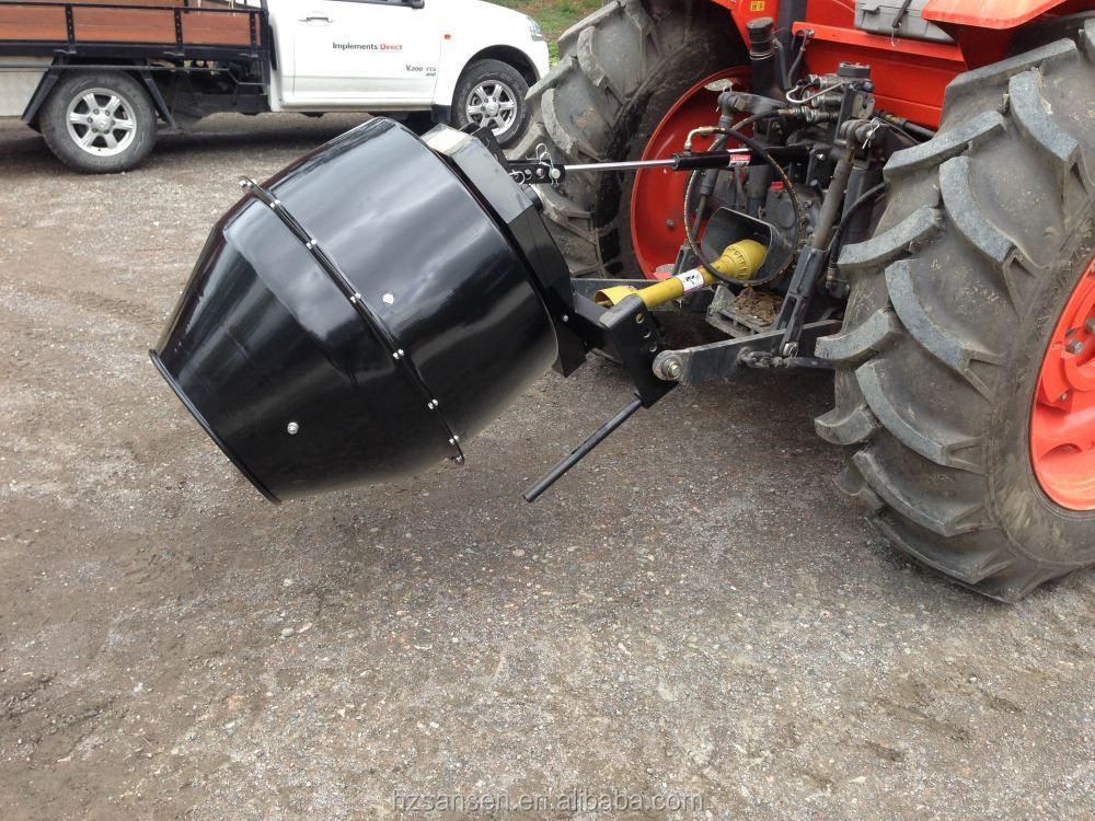 tractor 3 point cement mixer ; construction machinery concrete mixer ,Fertilizer mixer, Seed mixer