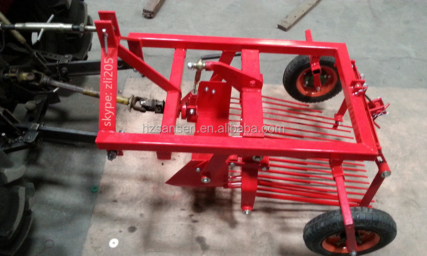 3 Point one Row Potato Digger for Tractors; single-row potato harvesting machine