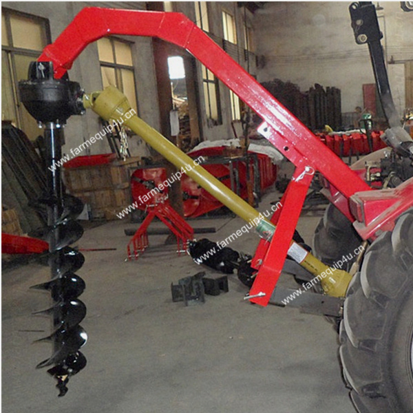 agriculture machinery Tractor three point hitch cat.1 post hole digger with pto shaft driven, tree planting machine