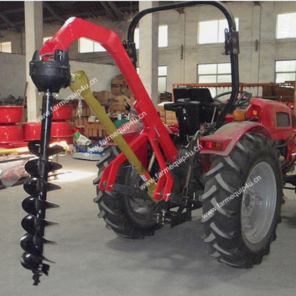 agriculture machinery Tractor three point hitch cat.1 post hole digger with pto shaft driven, tree planting machine