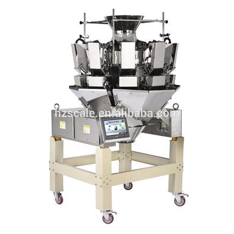 Automatic CE A10 model 2.5L hopper high accuracy combination Multi-head Weigher for Flax packing