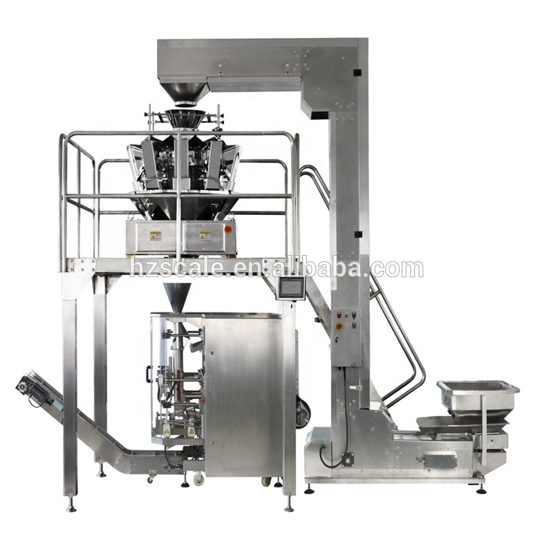 Automatic Factory CE approval Combination Multi-head weigher Vertical Form Fill Seal packing machine for banana chips