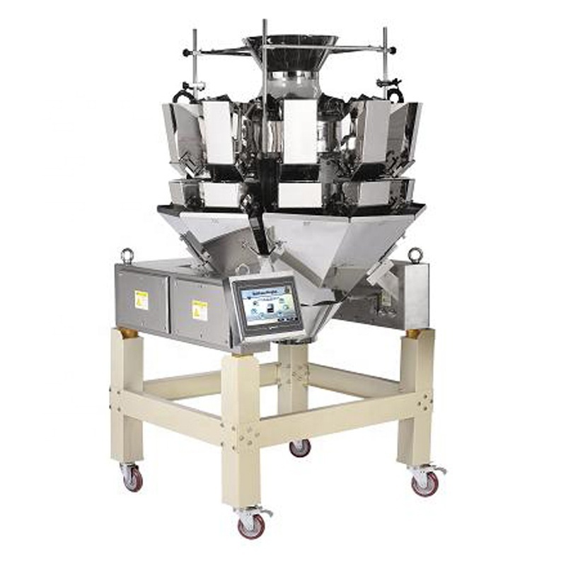 Automatic CE approval A10 model Pet foods dog biscuits Multi-head Weigher packing machine