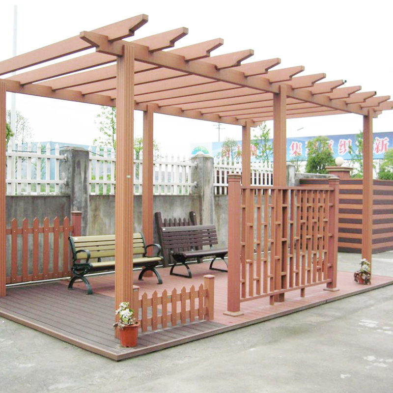 Garden wooden arbour seat gazebo canopy arches wpc balcony patio terrace pergola