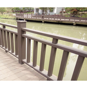 Senbao stair railing handrail special-shaped smooth wood strips staircase design decoration WPC handrail