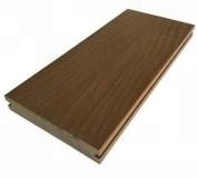 Lame de terrasse capped composite solid board anti-uv wpc wood plastic composite co extrusion outdoor decking tiles