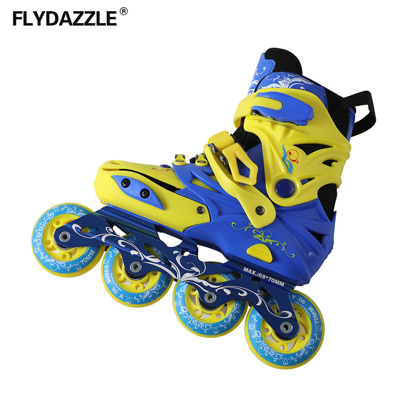 Popular leisure and freestyle sports size adjustable roller skates for children