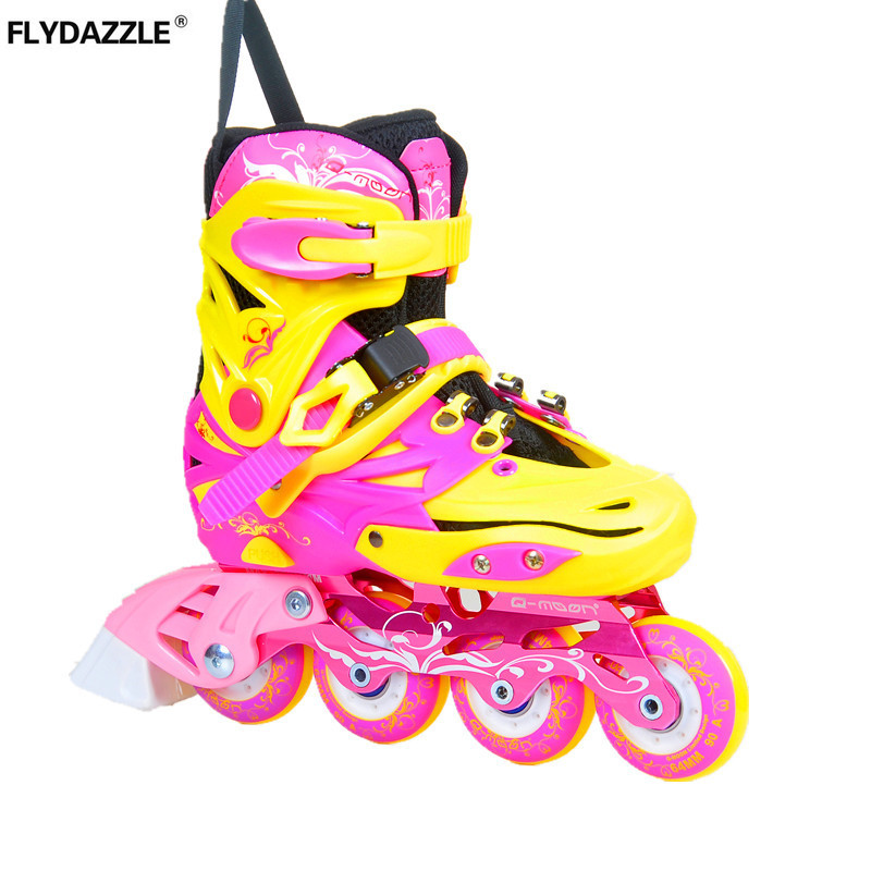 Popular leisure and freestyle sports size adjustable roller skates for children