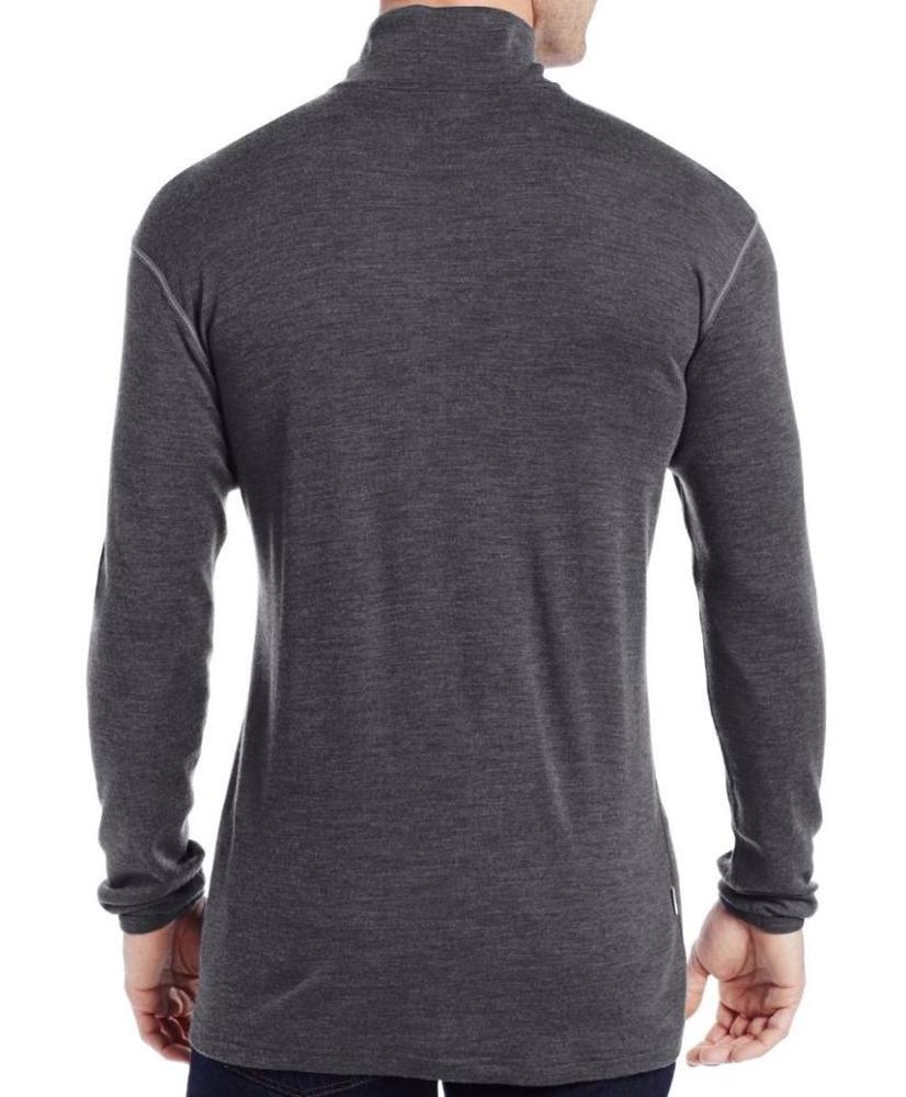 Custom 100% Pure Merino Wool Men's 1/4 Zip Outdoor Athletic Base Layer Sport Long Sleeve Clothes Shirt