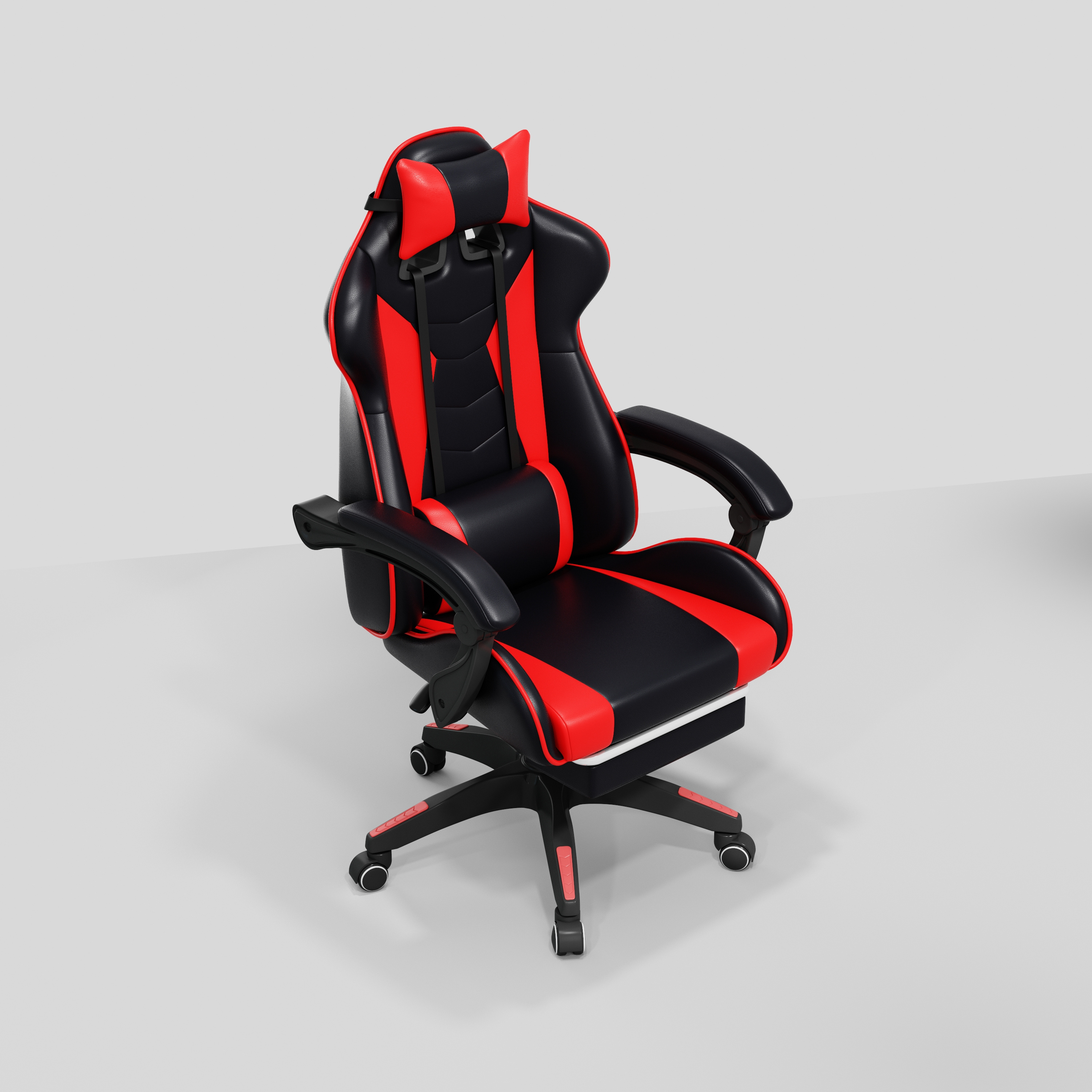 Manufacturer custom popular china workstation premium leather gaming chair on wheels