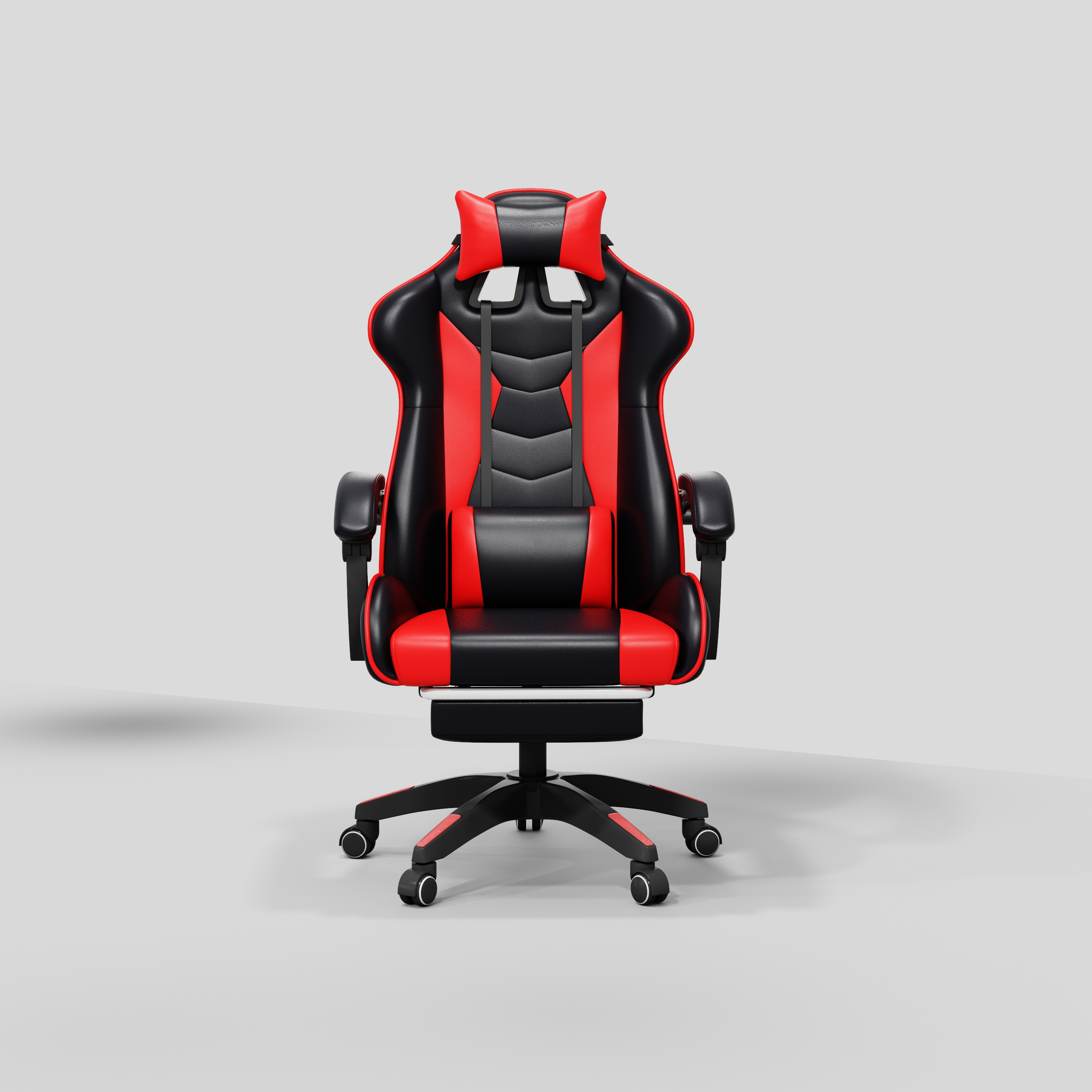 Manufacturer custom popular china workstation premium leather gaming chair on wheels