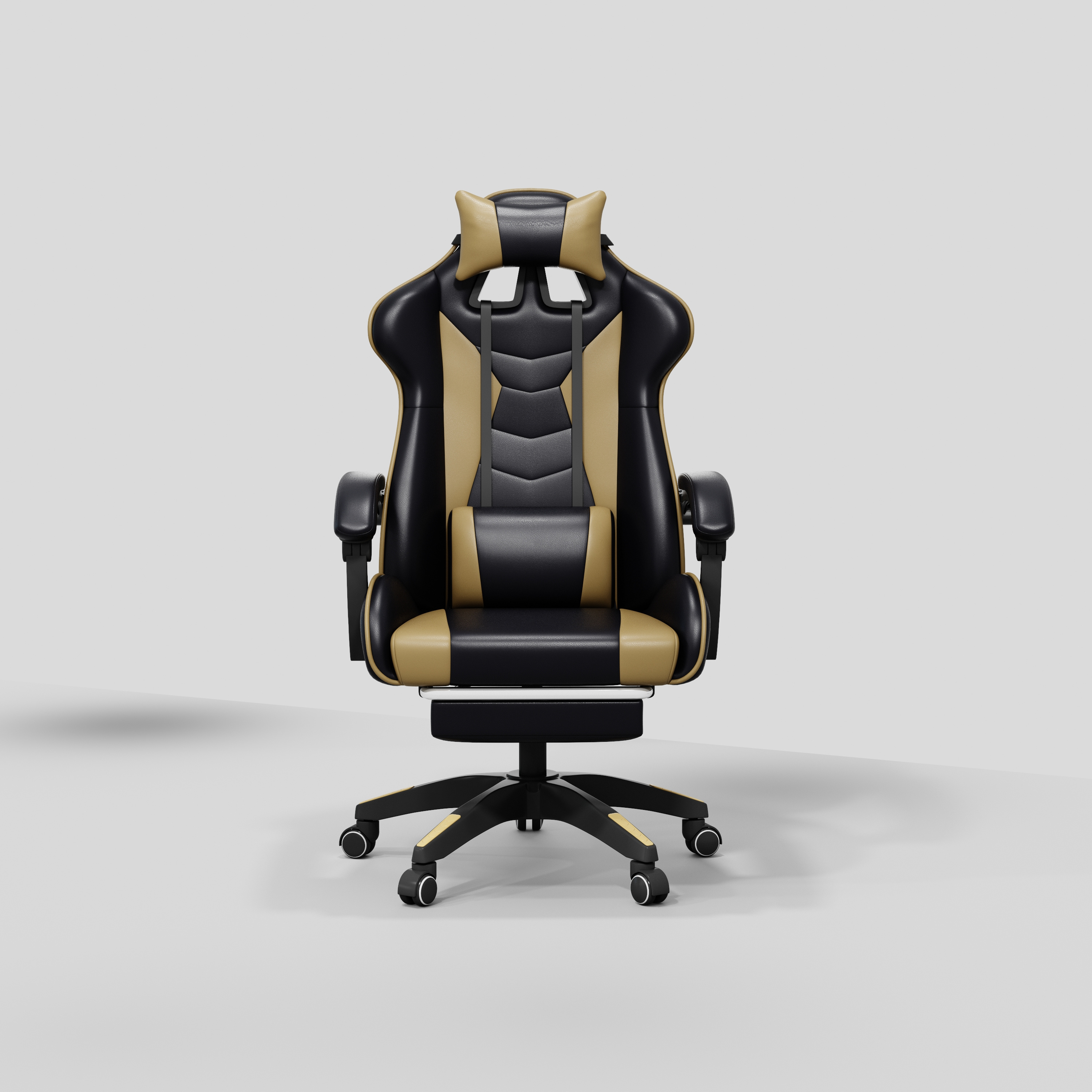 Manufacturer design yellow and black height generic swivel adjustable gaming chair with wheels