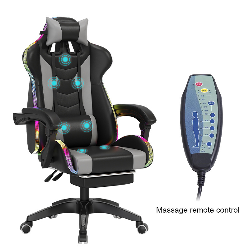 Factory wholesale super deluxe racing massage speaker 200kg heavy duty gaming chairs