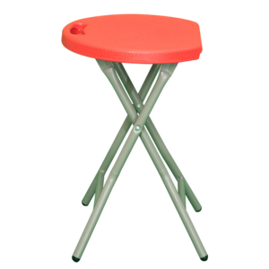 Portable Outdoor Small Round With Metal Legs Wholesale Plastic Lightweight Folding Stool