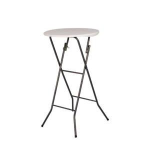 Bar Furniture Modern Design Folding Cafe Table HDPE Top Steel Base Height Adjustable High Bar