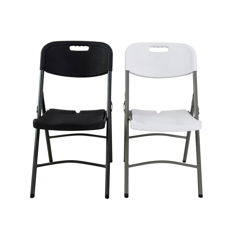 Outdoor Durable White Black Foldable Folding Chairs Party Banquet Restaurant Wedding Use Plastic Folding Chairs For Event