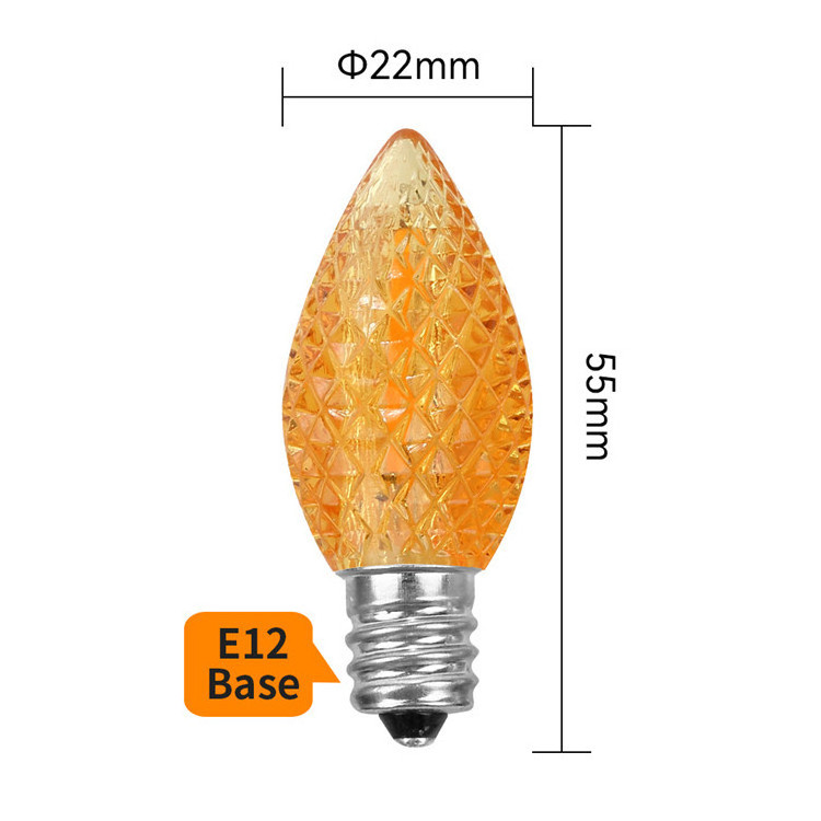 New Arrival Led C7 Multicolor Replacement Christmas Lights Bulbs For Residential