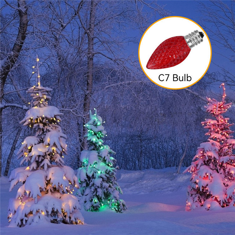 New Arrival Led C7 Multicolor Replacement Christmas Lights Bulbs For Residential