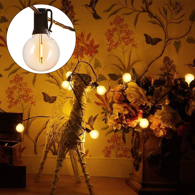 Hot Sale High Quality Decorative Smart G40 String Light Bulb For Household Christmas light string