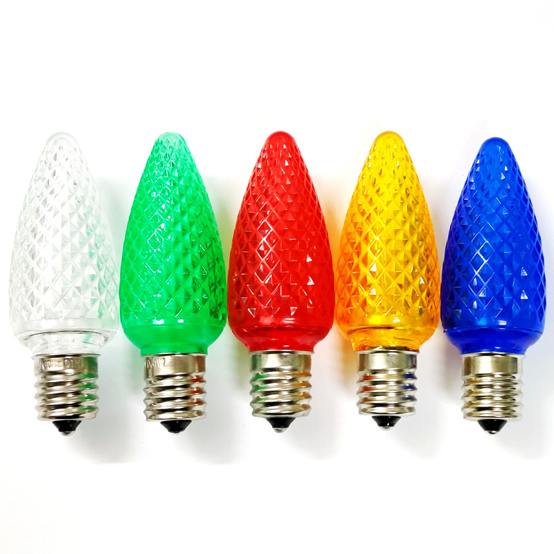 LED Christmas Light String Strawberry Light C7 E12 3V0.6W DC Outdoor Waterproof Multi color Option