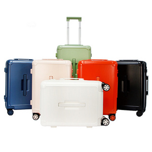 20 24 Inches PC Material Multifunctional Suitcase Available in a Variety of Colors Fashion Travel Luggage