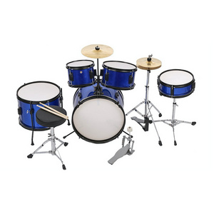 HOTSELL 16" 5 PIECE INSTRUMENTAL MUSIC FULL KIDS DRUM SET FOR JUNIOR