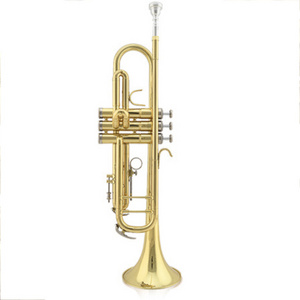 Brasswind Instruments Lacquer Trumpet Bb Key Trumpet for Beginner