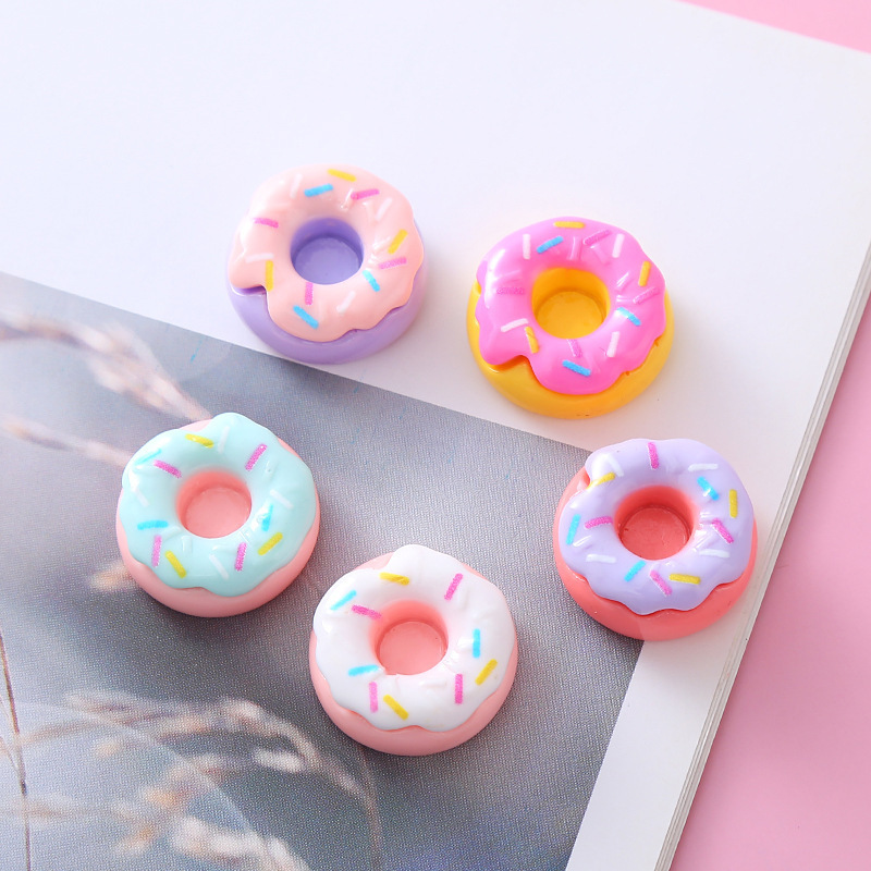 Hot Selling New Miniature Donuts Resin  DIY Cream Glue Accessories DIY Handmade Materials Accessories