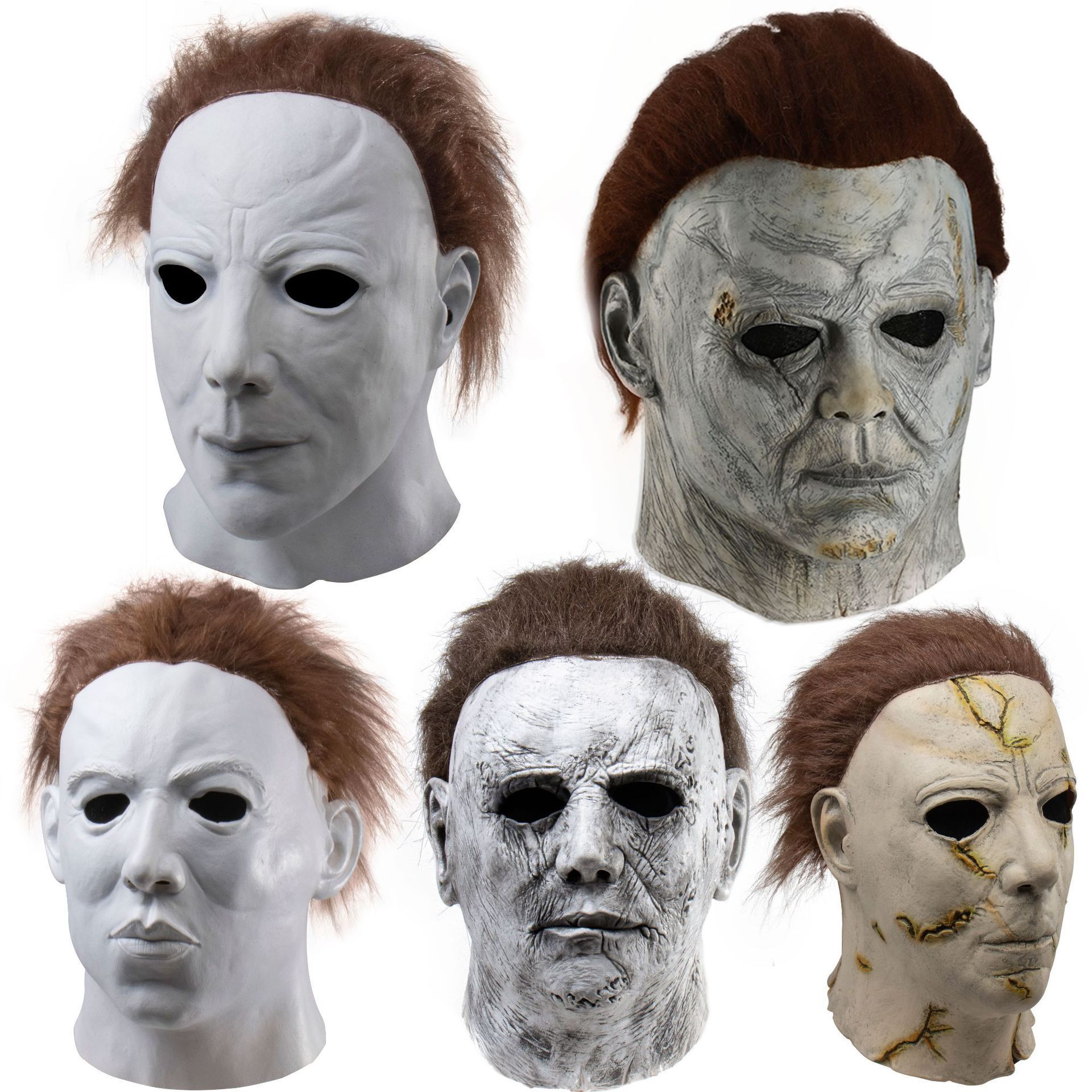 Popular  Moonlight panic mask Halloween  new party Michael Myers or  McMel sign Night-Eye mask for Halloween jeason mask