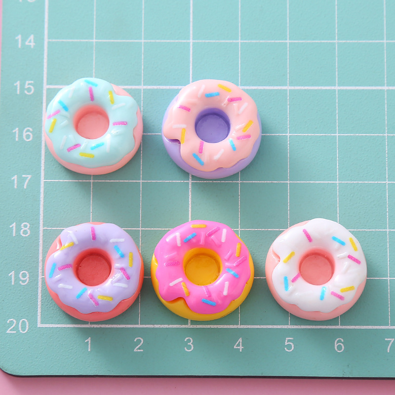 Hot Selling New Miniature Donuts Resin  DIY Cream Glue Accessories DIY Handmade Materials Accessories