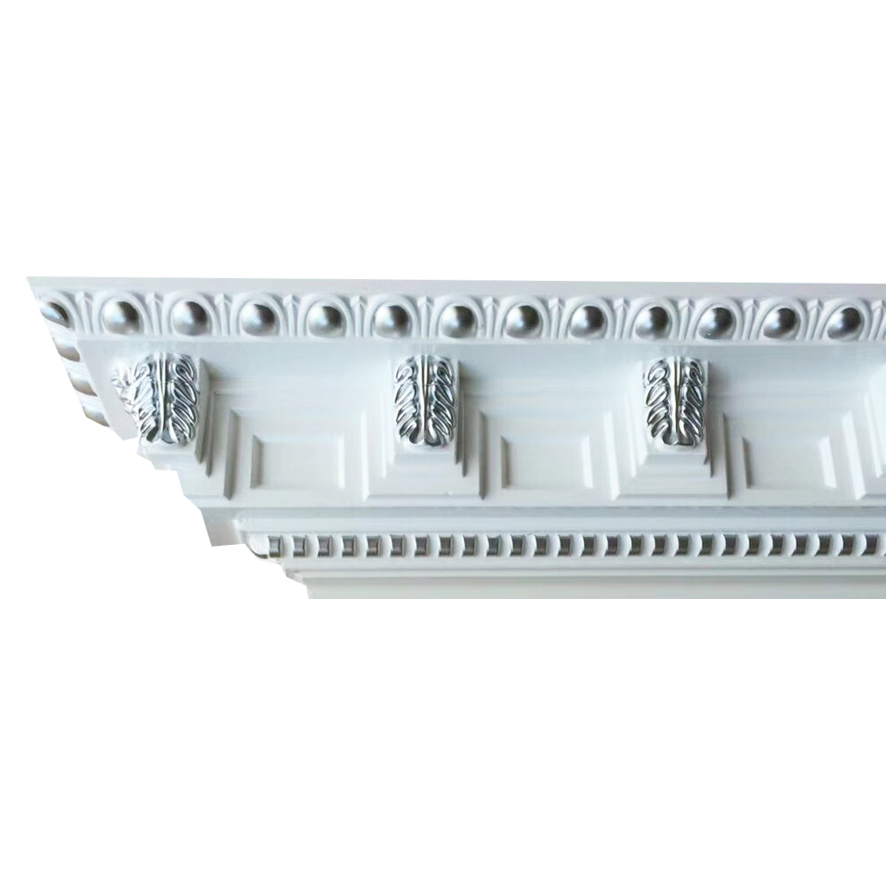 Polyurethane Large Carving Cornice Molding Wall Panels Pu Architecture Ceiling Crown Molding