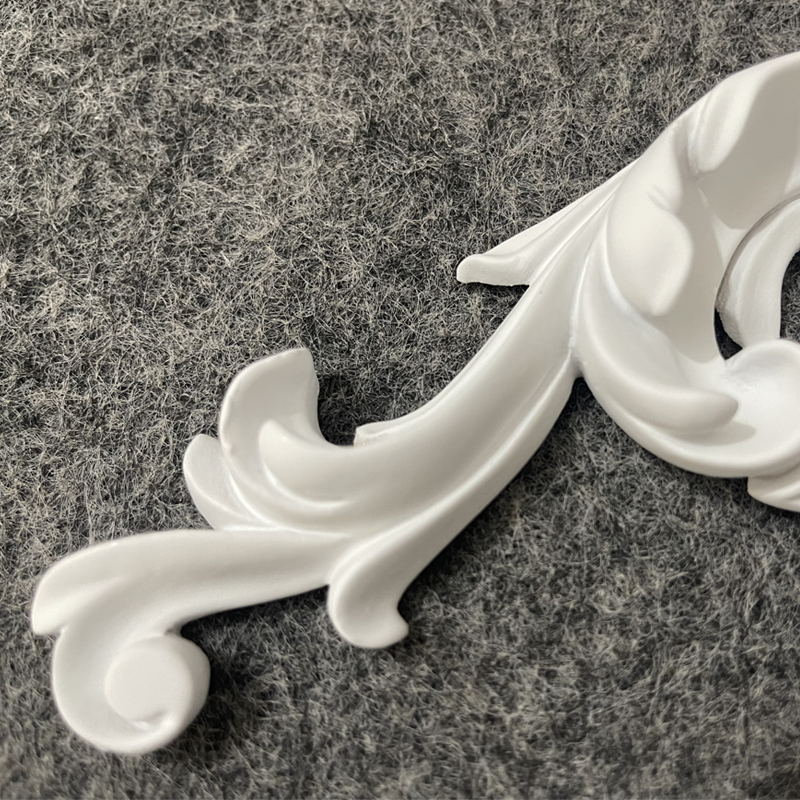 Home Polyurethane Cornice Door Trim Wall Trim Molding White Popular Pu Decorative Corner Ceiling Moulding