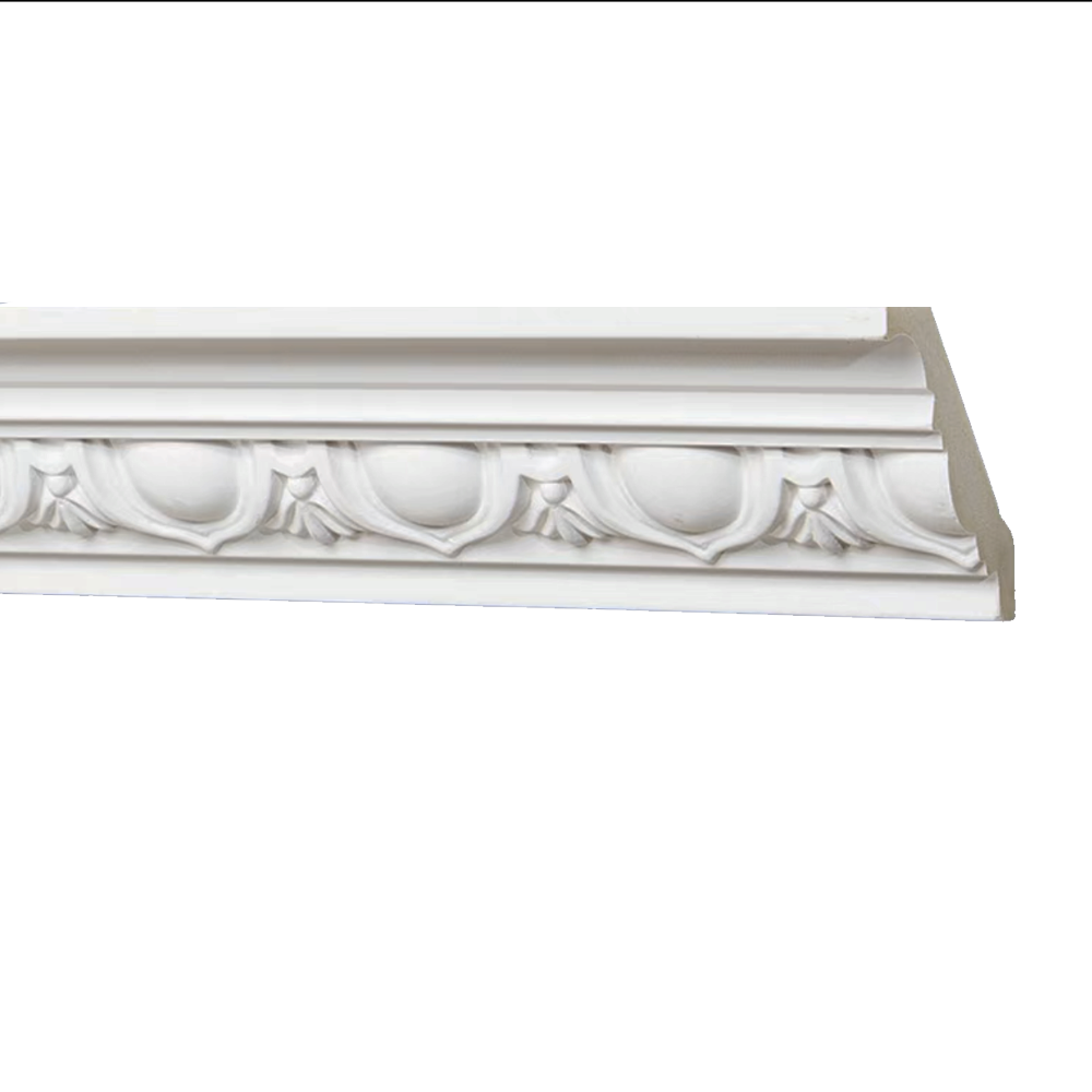 Pu Carving Crown Molding/ Carving Crown Moulding/ Carving Cornice At Wholesale Price  Flexible Mouldings