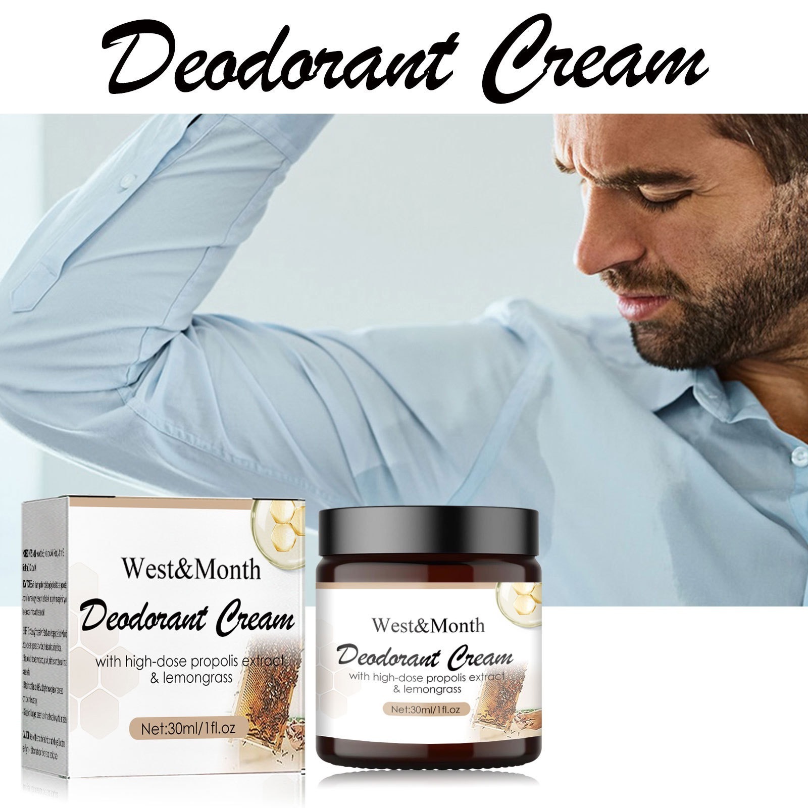 Deodorant Stick deodorant cream underarm odour sweat odour cleaning armpit whitening refreshing deodorant cream