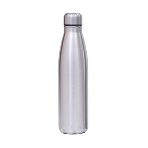 500ml Vacuum Sport Double Wall Copper Stainless Steel Cola Shape Drink Insulated Water Bottles with Custom Logo