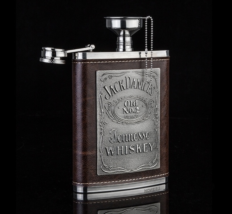 304 201 Whiskey  stainless steel hip flask personalized liquor flagon vodka rum alcohol flask with lid