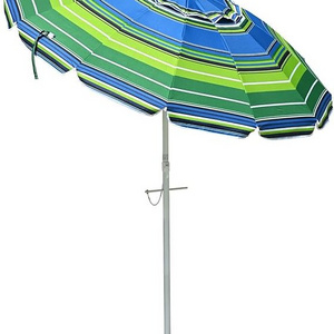 41.7 Inch Chair Umbrella with Clamp Universal Adjustable UV Protection Beach Umbrella Clip on Wheelchair Umbrella