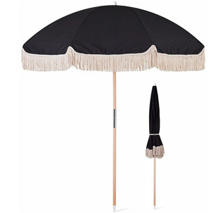 46-Inch UPF 50+ Chair Umbrella with Clamp Classic Design Parasol Clip for Patio Beach Chairs Strollers Wheelchairs-for Parties