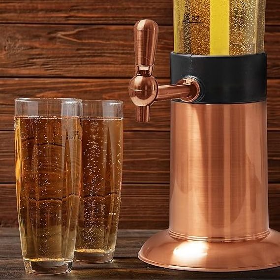 Beer Dispenser Clear Beverage Dispenser with Tap Margarita Drink Dispenser for Party Mimosa Tower