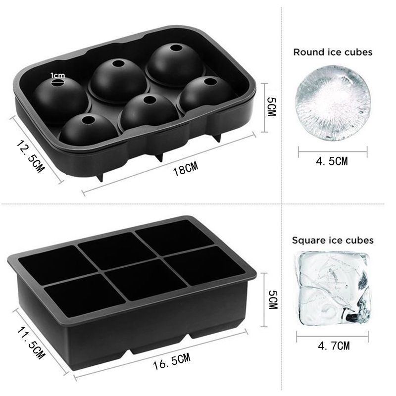 Wholesale Custom Bpa Free Durable Ice Mold Maker Easy Release Flexible Silicone Ice Cube Tray Custom Logo Designer Ice Maker