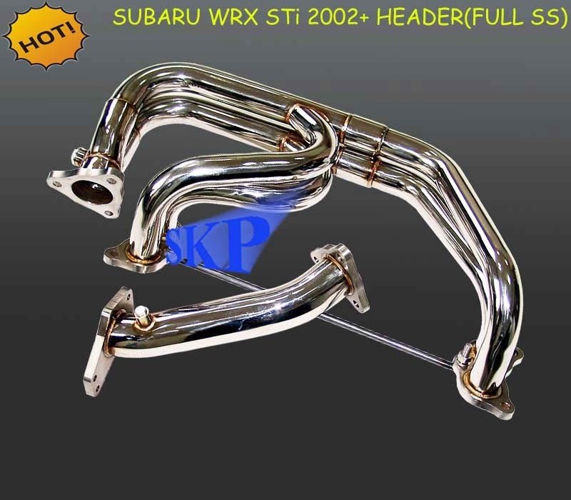 Exhaust Header for SUBARU WRX STI 2002+ (304SS) with stainless steel flange